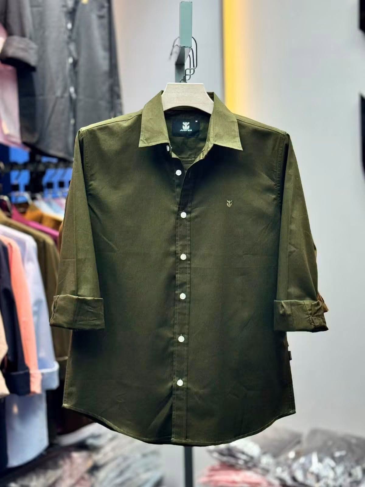 Oxford Cotton Solid Shirt