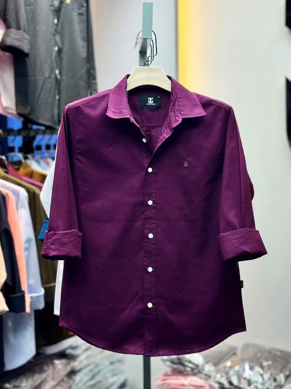 Oxford Cotton Solid Shirt